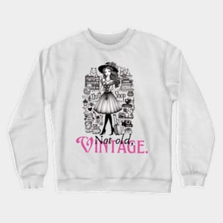 Vintage girl Crewneck Sweatshirt